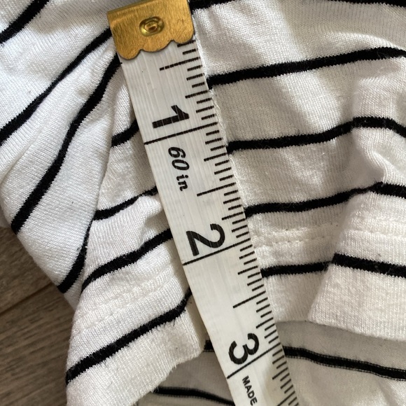 J CREW FACTORY black white stretch romper playsuit jumpsuit shorts M - Picture 7 of 8